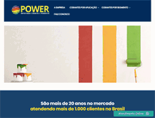 Tablet Screenshot of powercorantes.com.br